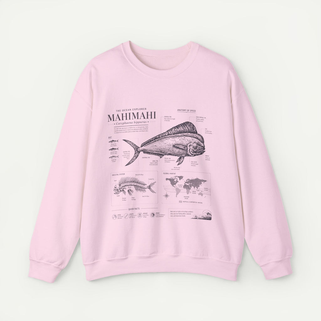 Mahi Mahi Fish Anatomy Sweatshirt