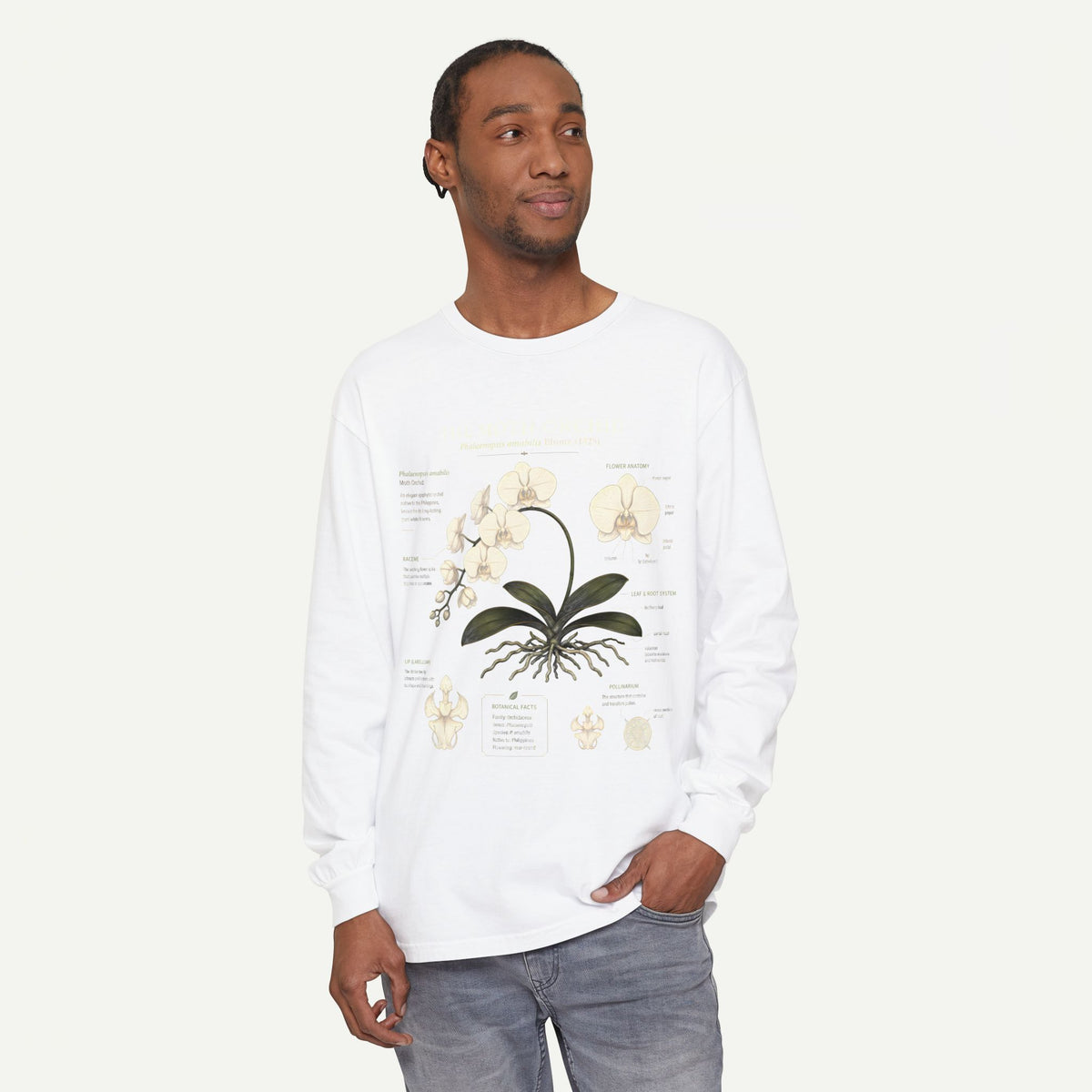 Orchid Anatomy Long Sleeve Tee