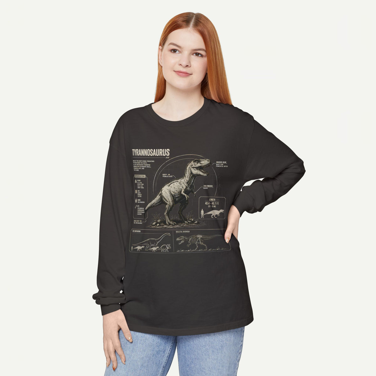 Tyrannosaurus Anatomy Long Sleeve Tee
