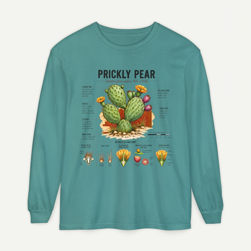 Prickly Pear Botanical Long Sleeve Shirt