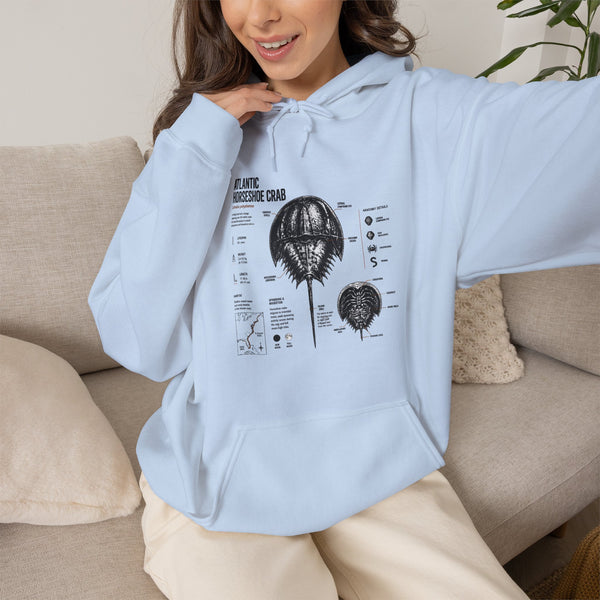 Horseshoe Crab Anatomy Hoodies