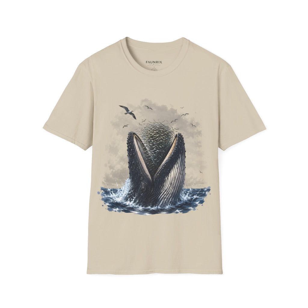 Whale Tail Ocean Scene T-Shirt – Marine Wildlife Tee