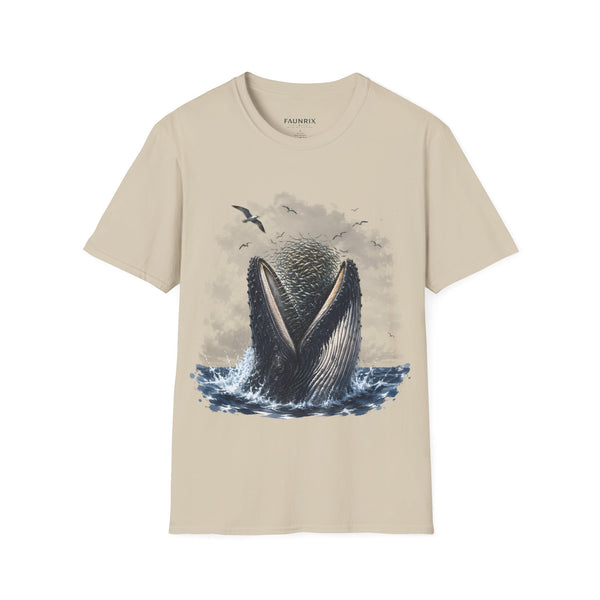 Whale Tail Ocean Scene T-Shirt – Marine Wildlife Tee