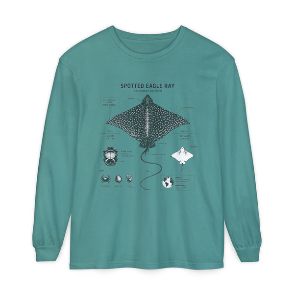 Spotted Eagle Ray Anatomy Long Sleeve Tee