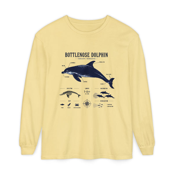 Bottlenose Dolphin Anatomy Long Sleeve Tee