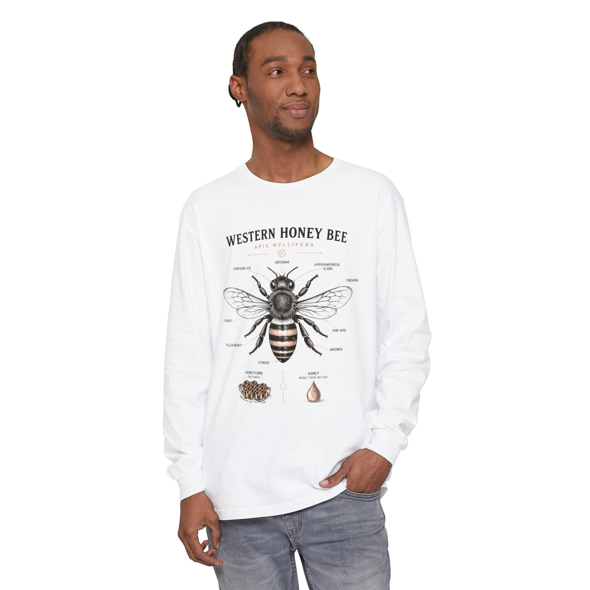 Unisex Garment-dyed Long Sleeve T-Shirt
