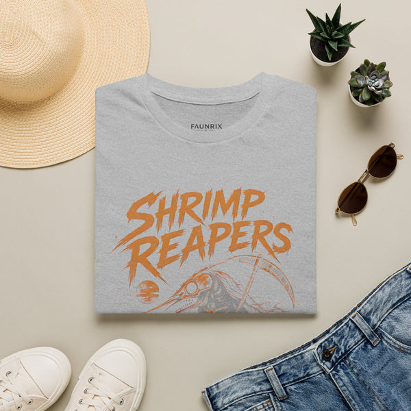 Shrimp Reapers T‑Shirt — Vintage Horror Seafood Graphic Tee