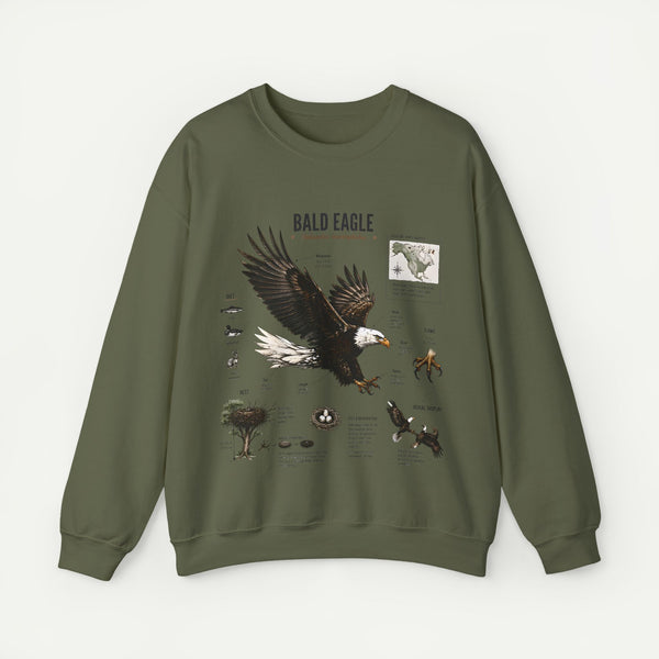 Bald Eagle Anatomy Sweatshirt
