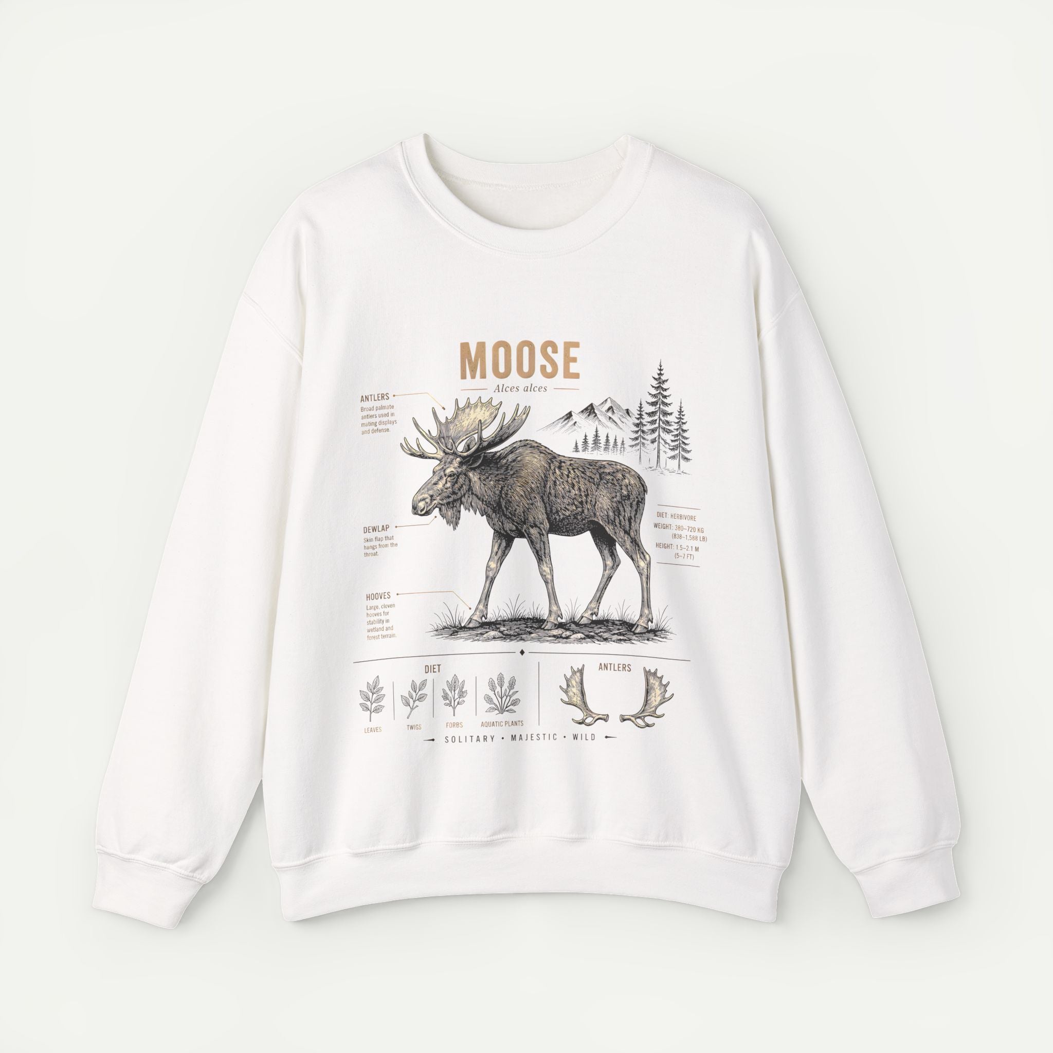 Moose Anatomy  Sweatshirt Secondary image
