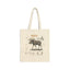 Moose Anatomy Canvas Tote Bag — Vintage Wildlife Illustration Eco Shopper