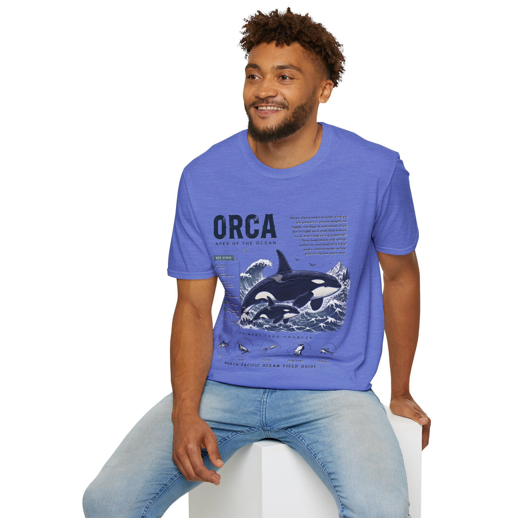 Orca Apex of the Ocean Anatomy T-Shirt – Vintage Marine Whale Illustration Tee