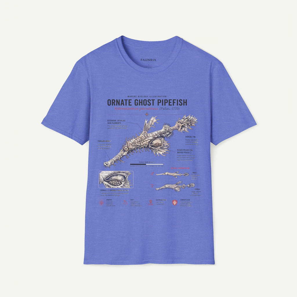 Ornate Ghost Pipefish Anatomy T-Shirt