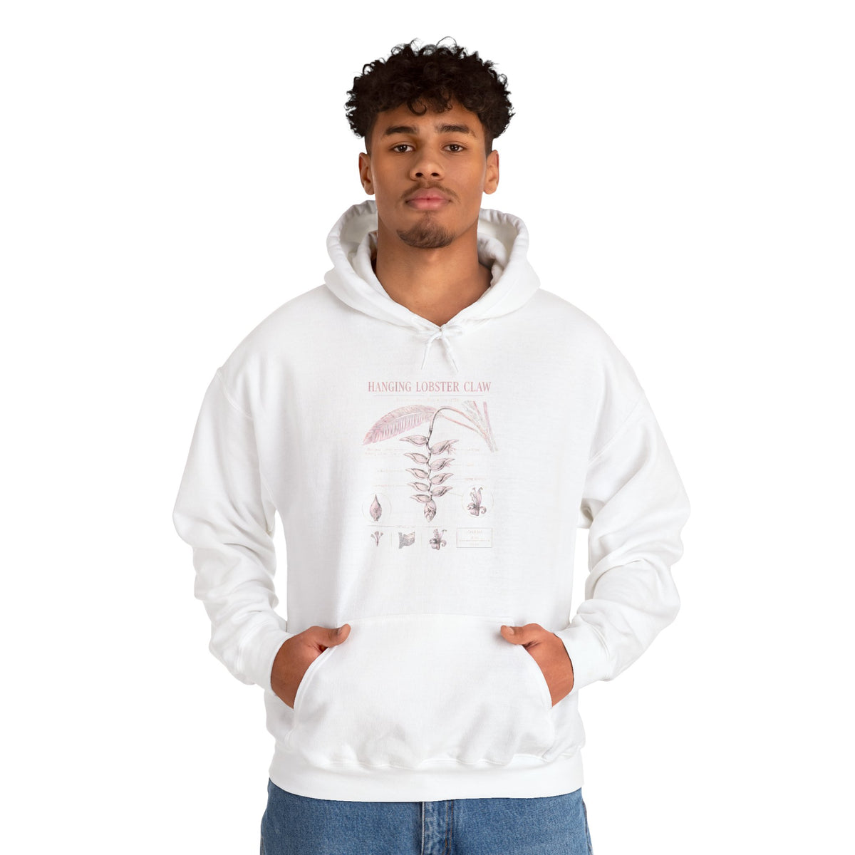 Botanical Growth Hoodie — Humming Lighter Club Plant Diagram Pullover