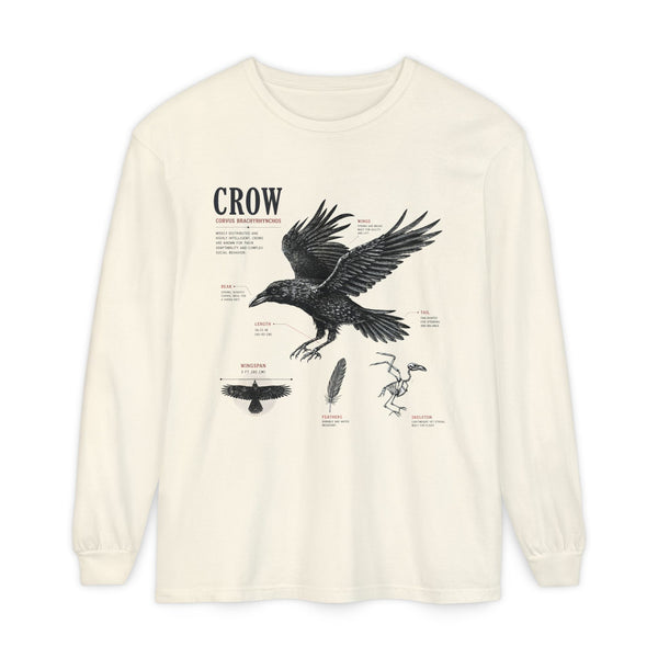 Crow Anatomy Long Sleeve Tee