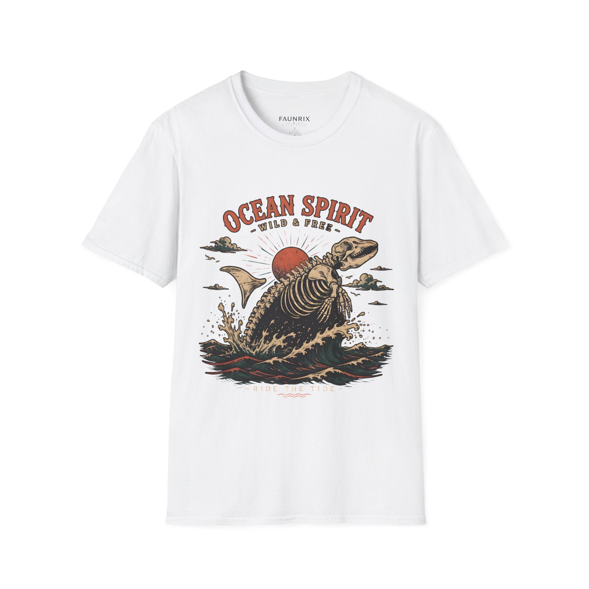 Ocean Spirit T-Shirt — Wild & Free Sea Turtle Graphic Tee Secondary image