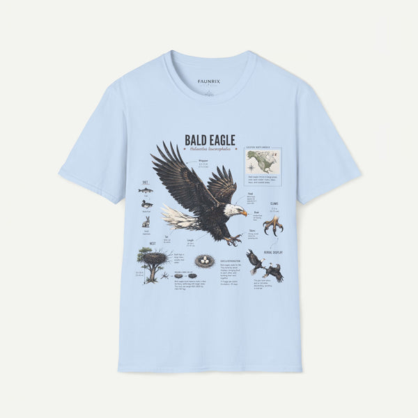 Bald Eagle Anatomy Field Guide T-Shirt