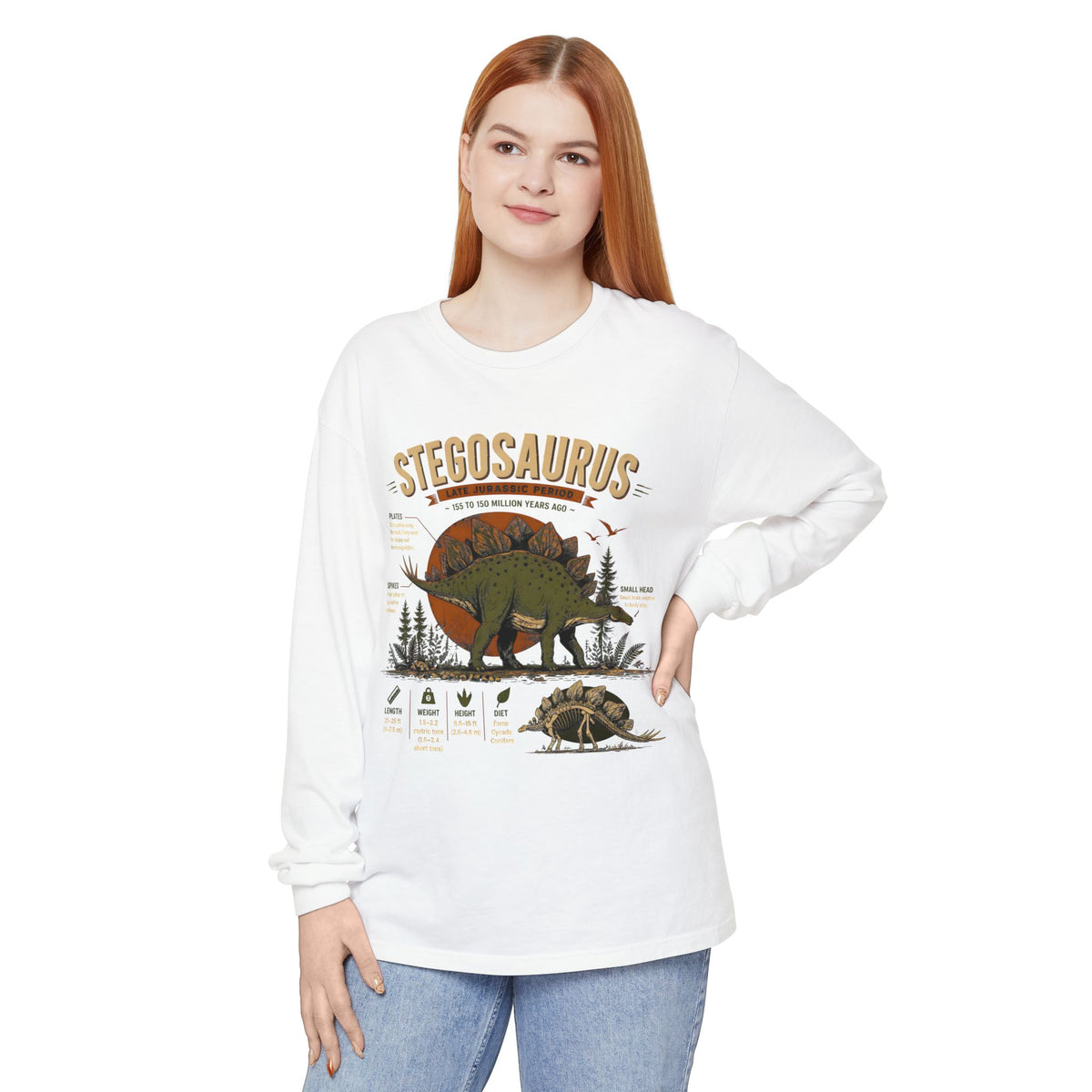 Unisex Garment-dyed Long Sleeve T-Shirt