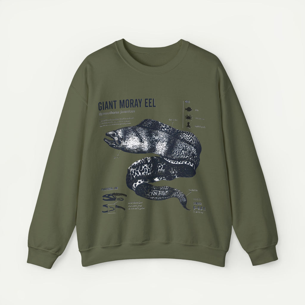 Giant Moray Eel Anatomy Sweatshirt