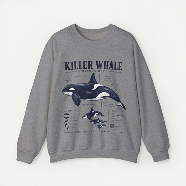 Killer Whale Anatomy Sweatshirt