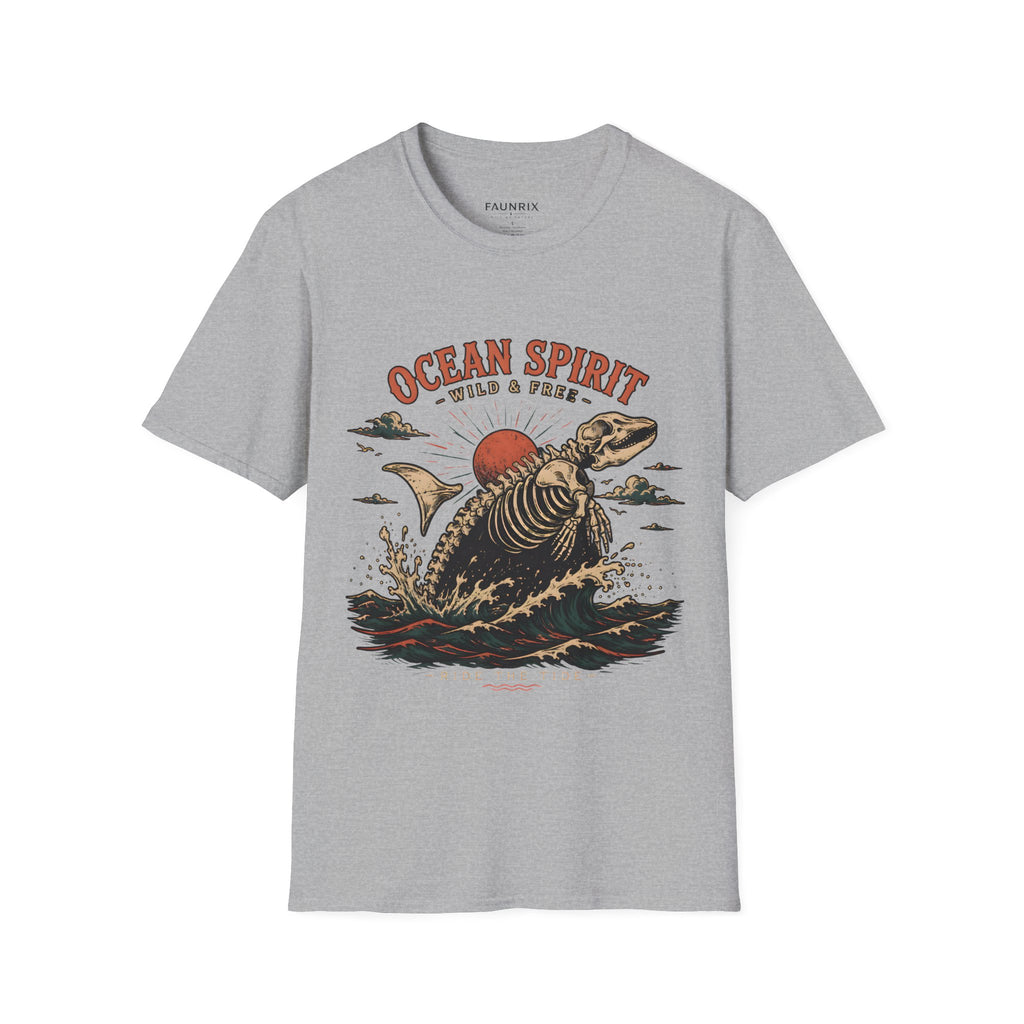Ocean Spirit T-Shirt — Wild & Free Sea Turtle Graphic Tee