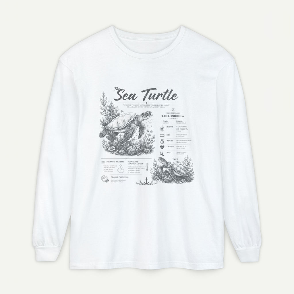 Sea Turtle Anatomy Long Sleeve Tee