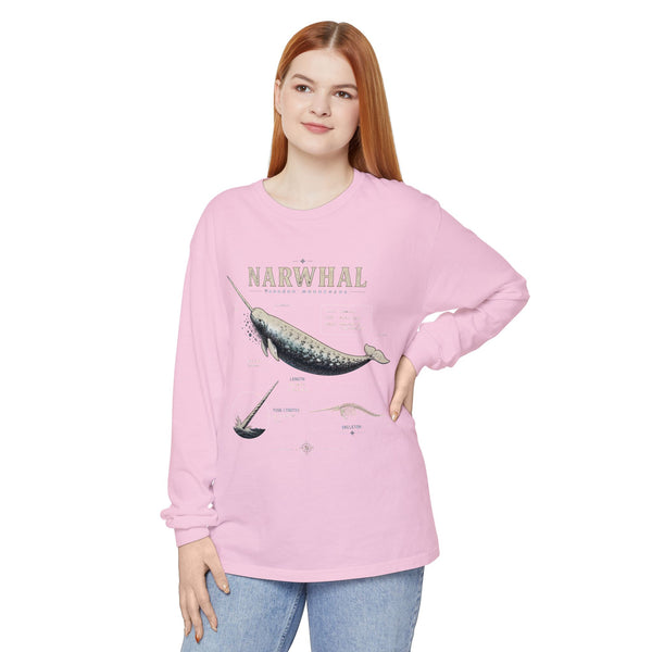 Narwhal Anatomy Long Sleeve Tee