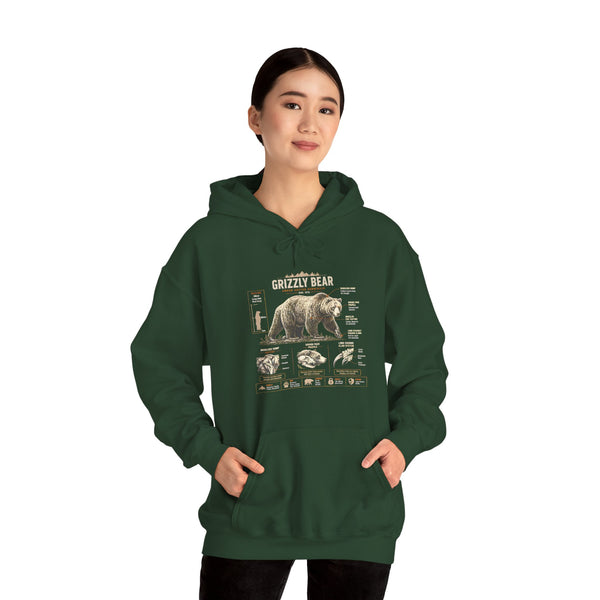 Hoodie — Vintage Bear Anatomy Graphic Hoodie