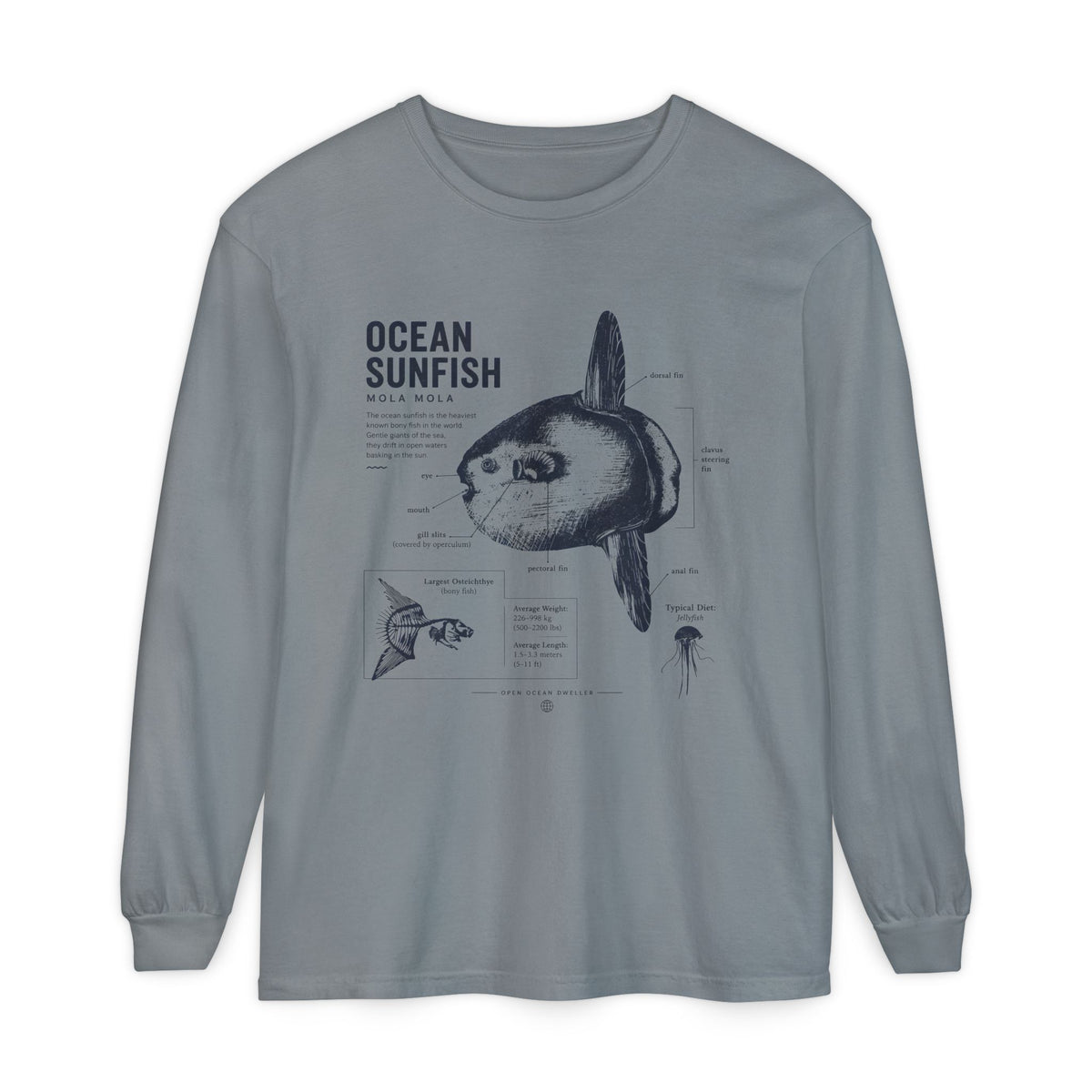 Unisex Garment-dyed Long Sleeve T-Shirt