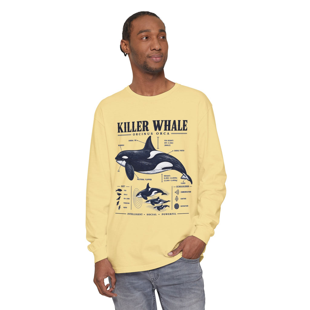 Killer Whale Anatomy Long Sleeve Tee