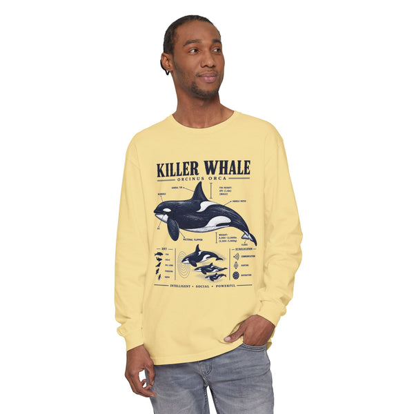 Killer Whale Anatomy Long Sleeve Tee