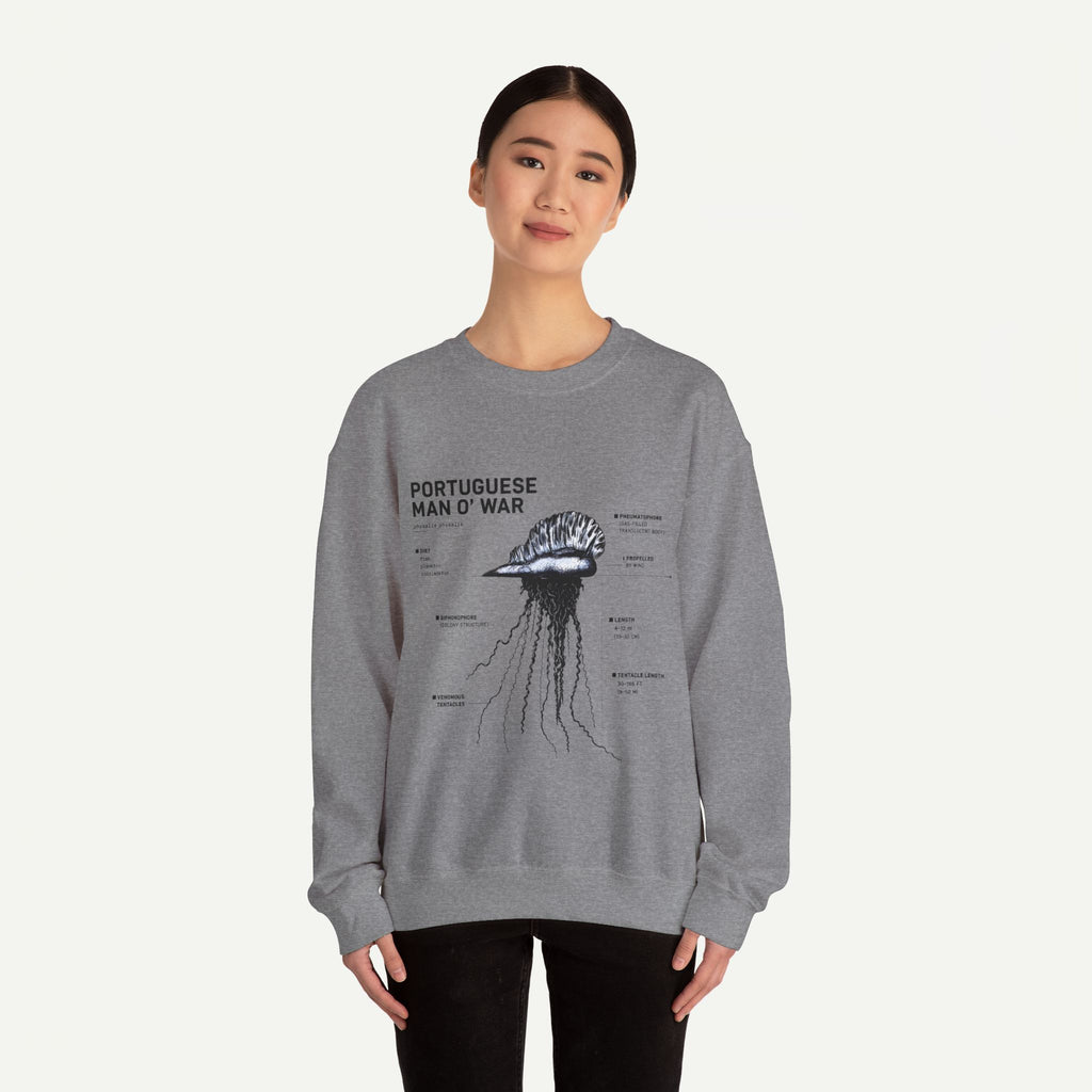 Portuguese Man O' War Anatomy Sweatshirt