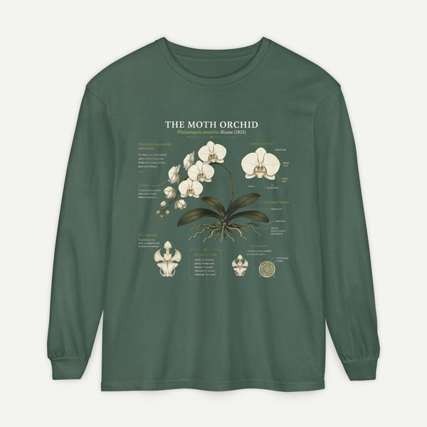 Orchid Anatomy Long Sleeve Tee