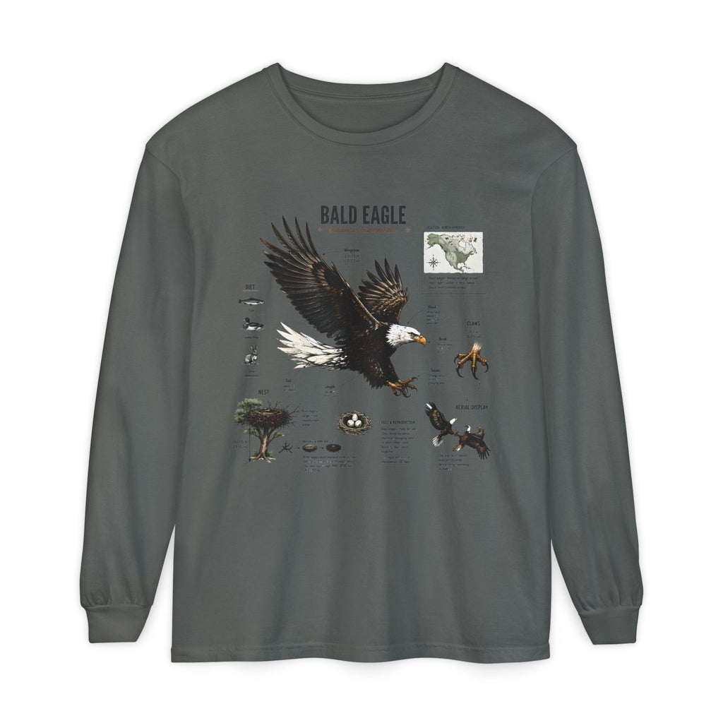 Bald Eagle Anatomy Long Sleeve Tee