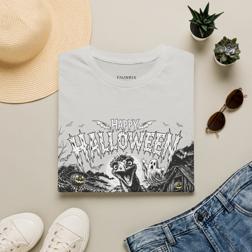 Halloween Vintage Goose T-Shirt — Happy Halloween Retro Horror Graphic