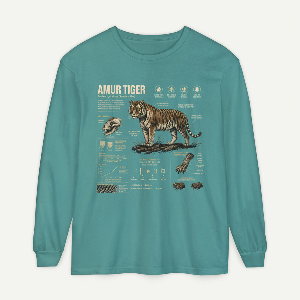 Amur Tiger Anatomy Long Sleeve Tee