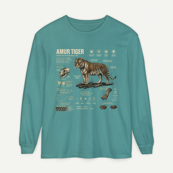 Amur Tiger Anatomy Long Sleeve Tee
