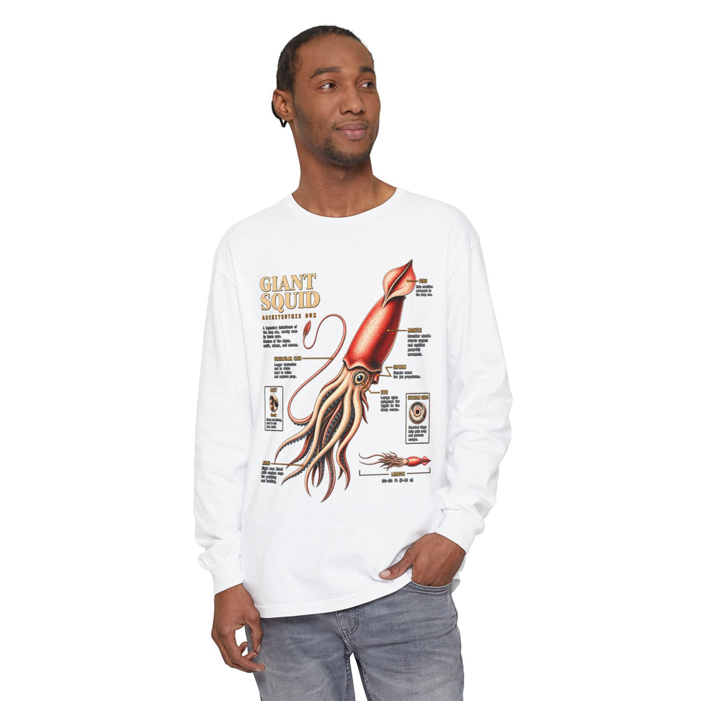 Giant Squid Anatomy Long Sleeve Tee