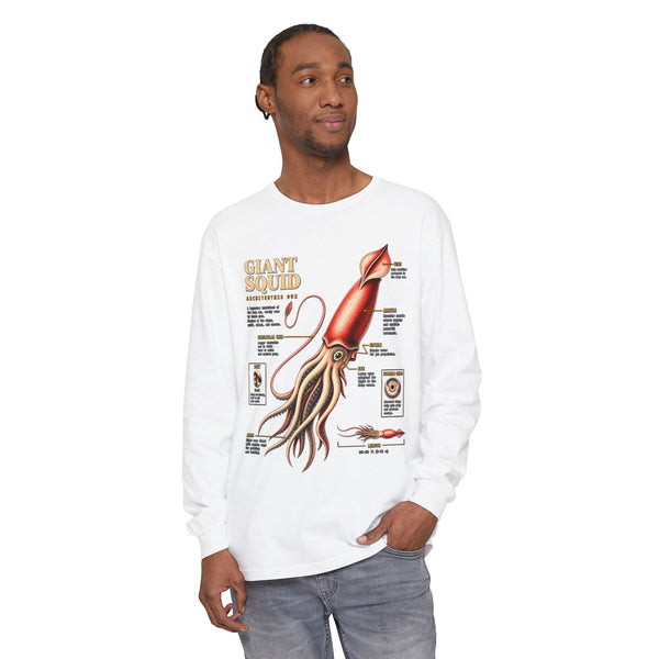 Giant Squid Anatomy Long Sleeve Tee