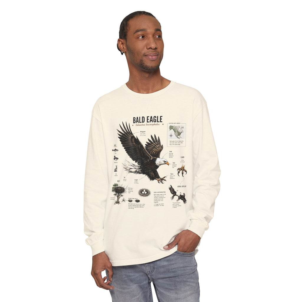 Bald Eagle Anatomy Long Sleeve Tee