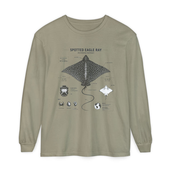 Spotted Eagle Ray Anatomy Long Sleeve Tee