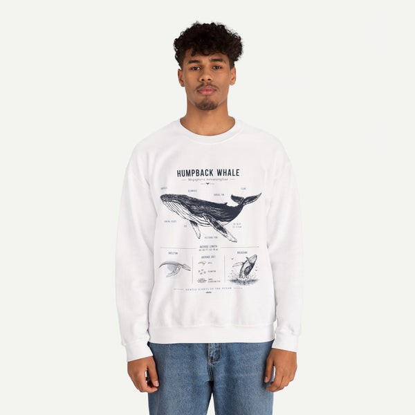 Humpback Whale Anatomy Sweatshirt