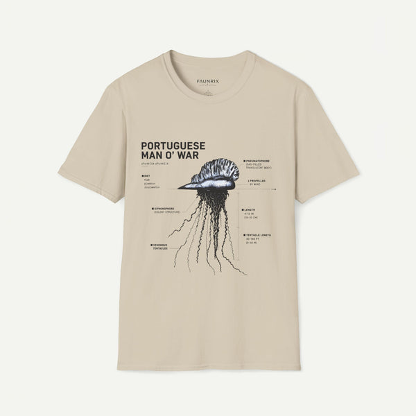 Portuguese Man O' War Anatomy T-Shirt — Marine Biology Graphic Tee