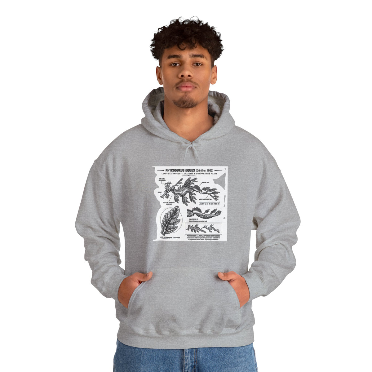 Botanical Anatomy Hoodie — Vintage Plant Diagram Sweatshirt
