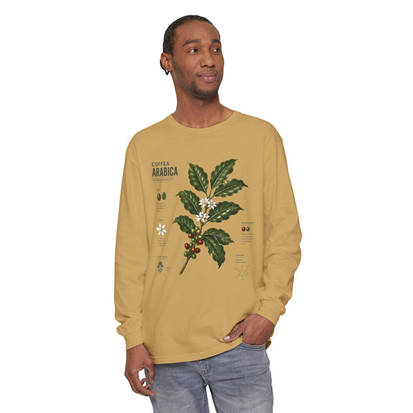 Coffee Arabica Botanical Long Sleeve Tee