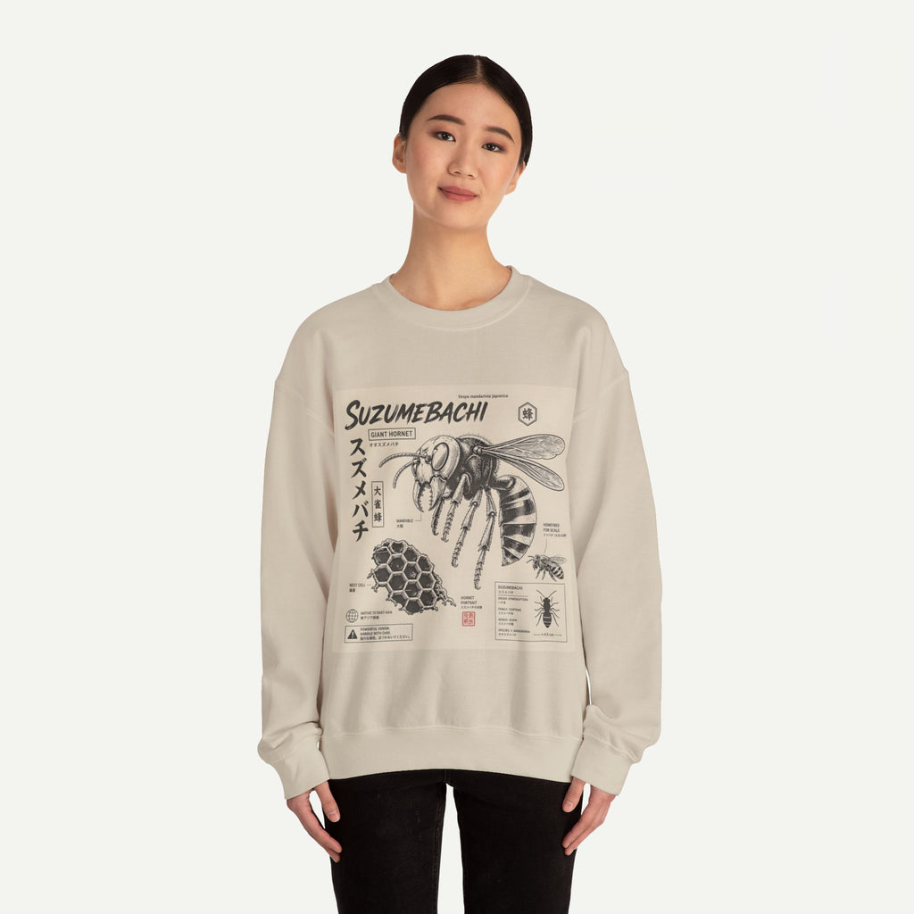 Suzumebachi Hornet Anatomy Crewneck Sweatshirt