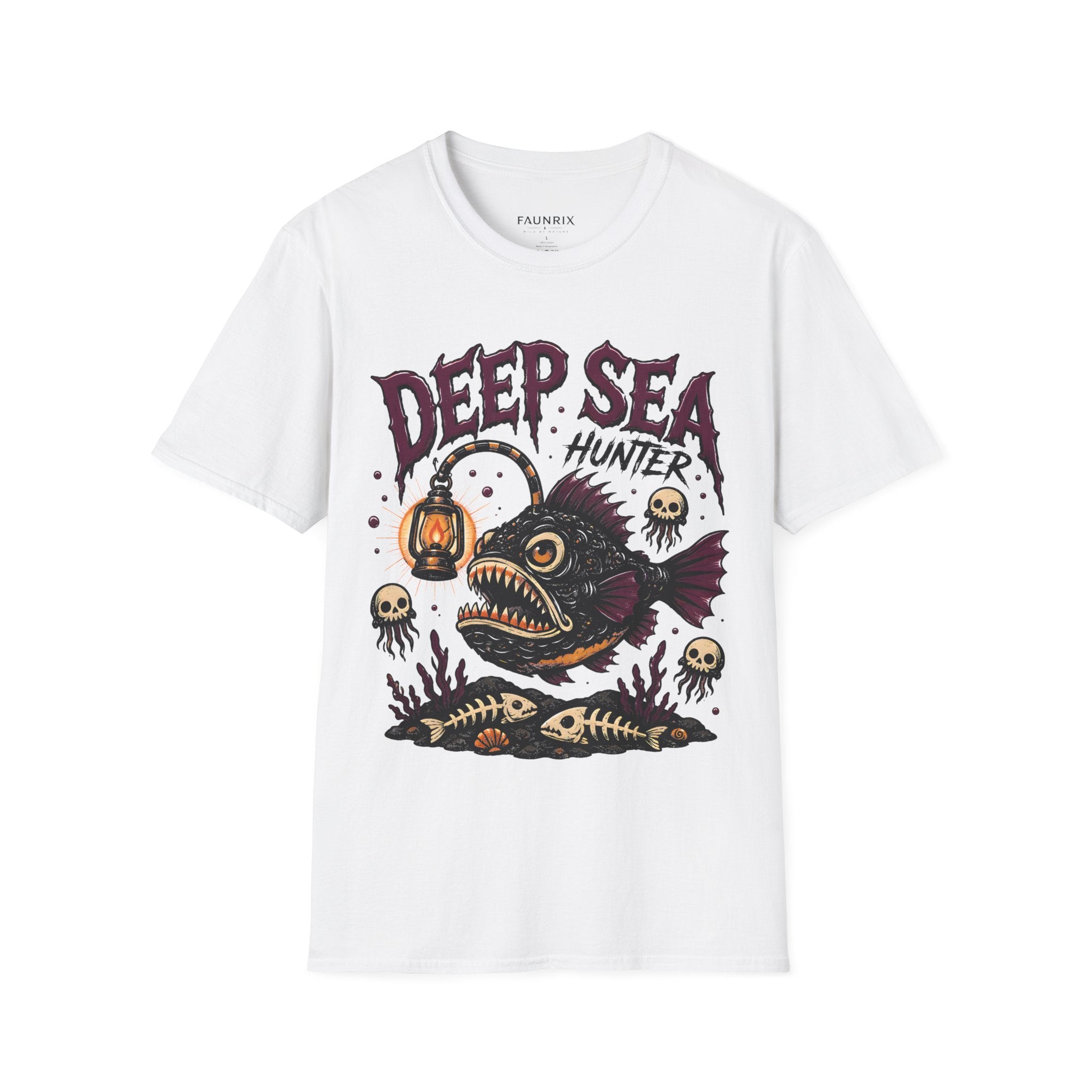 Deep Sea Hunter T-Shirt — Anglerfish Graphic Tee Secondary image