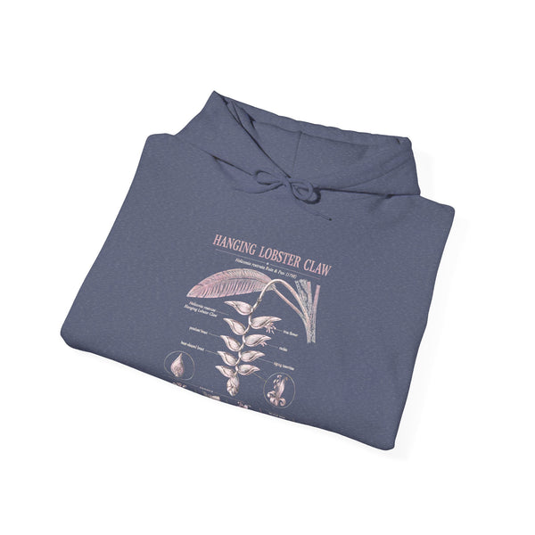 Botanical Growth Hoodie — Humming Lighter Club Plant Diagram Pullover