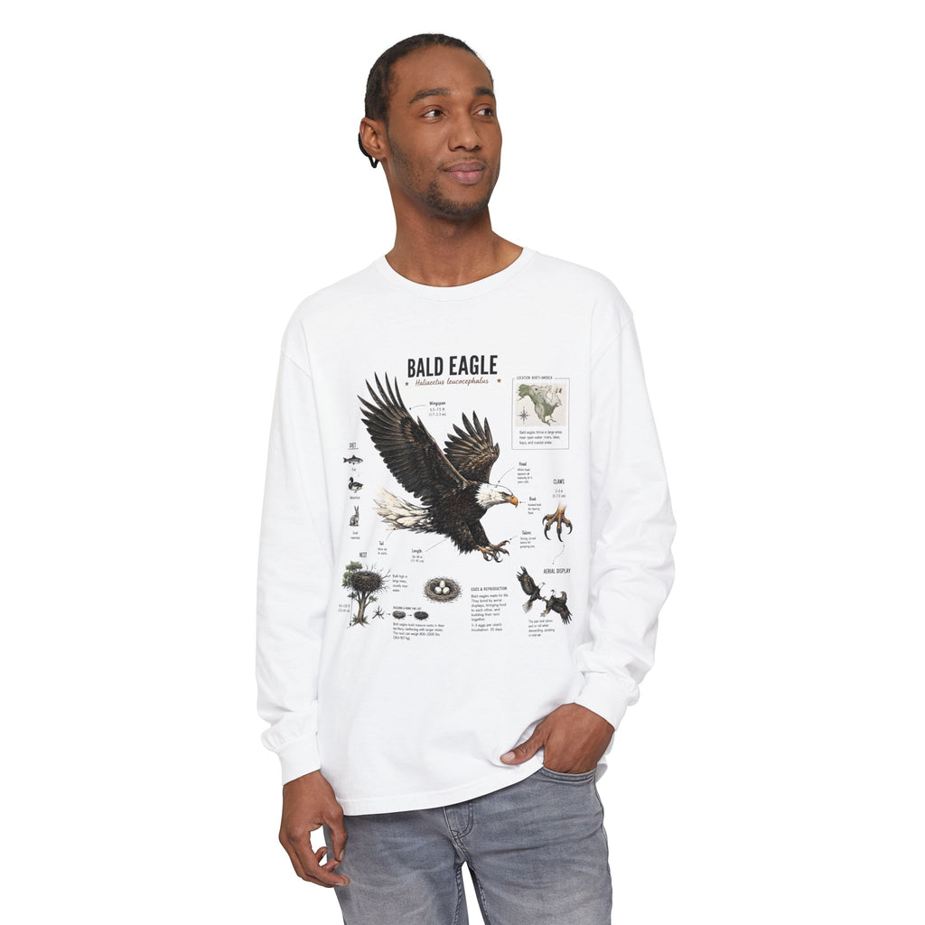 Bald Eagle Anatomy Long Sleeve Tee