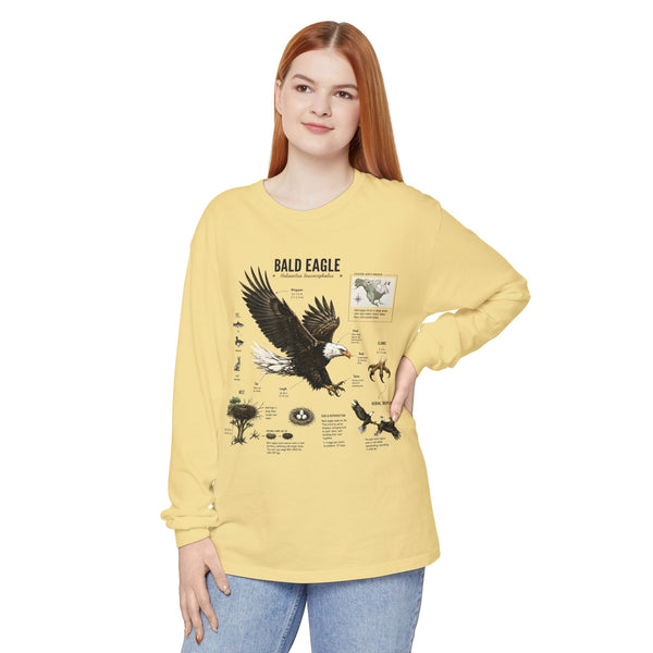 Bald Eagle Anatomy Long Sleeve Tee