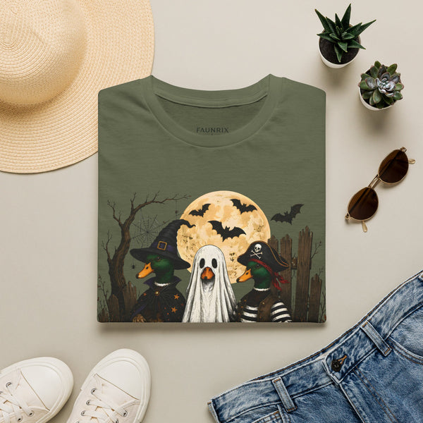 Duck Duck BOO! Halloween T-Shirt — Cute Spooky Duck Costume Tee